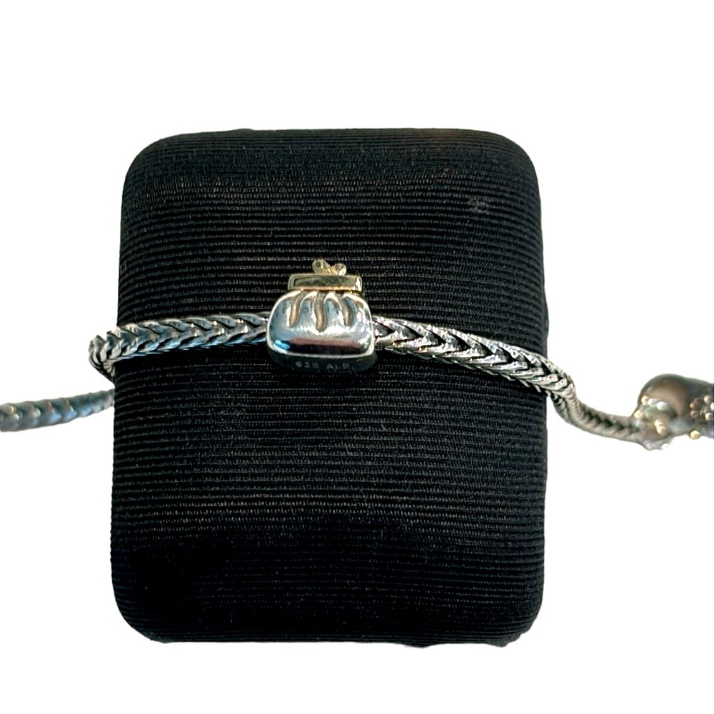 Pandora Sterling Silver Purse Charm with 14K Gold